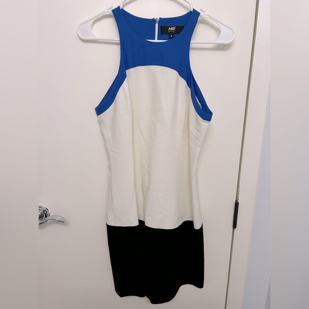 ABS color block dress. Size 4